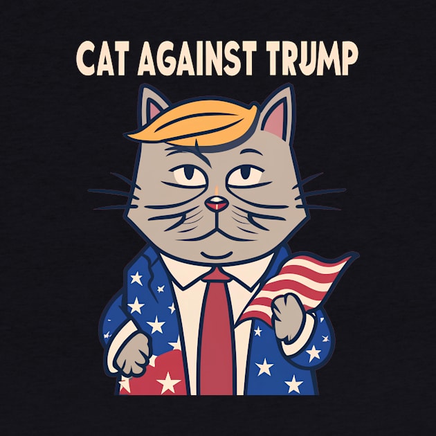 Funny Cats Against Trump by Akbar Rosidianto shop